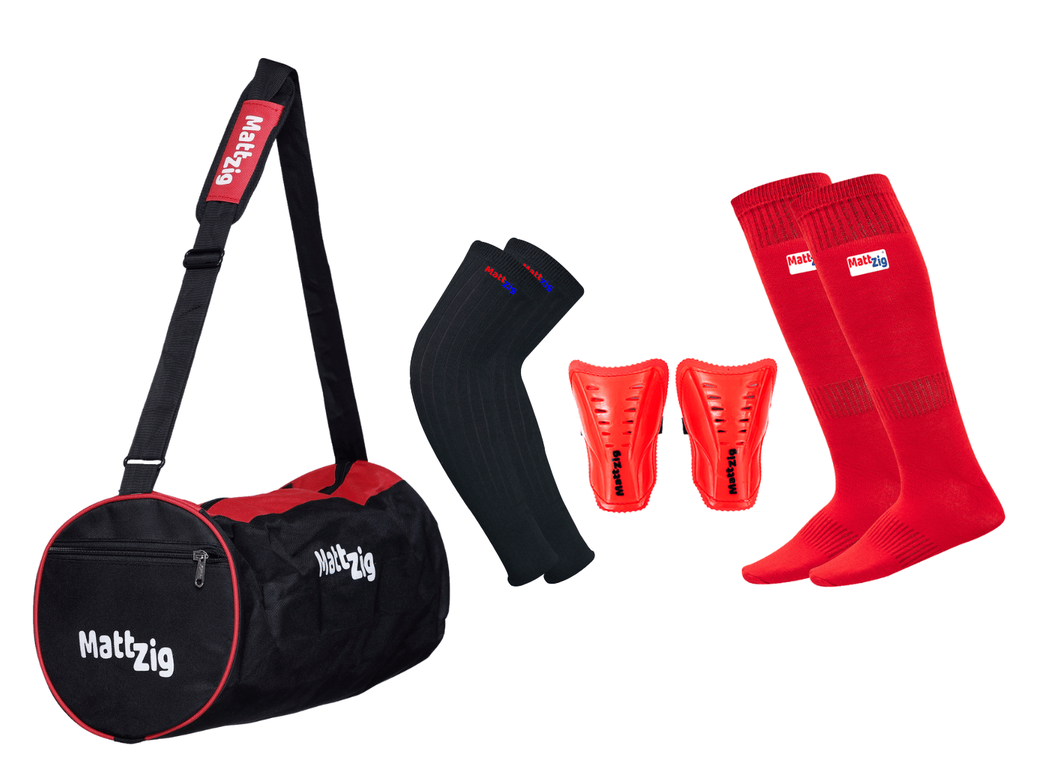 MattZig Red Football Kit Bag ( Pack of 1 ) MattZig Red Football Kit Bag ( Pack of 1 )