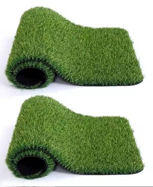     			Mayra Set of 2 Anti-skid Plastic Door Mat ( 58 X 38 cm ) Green