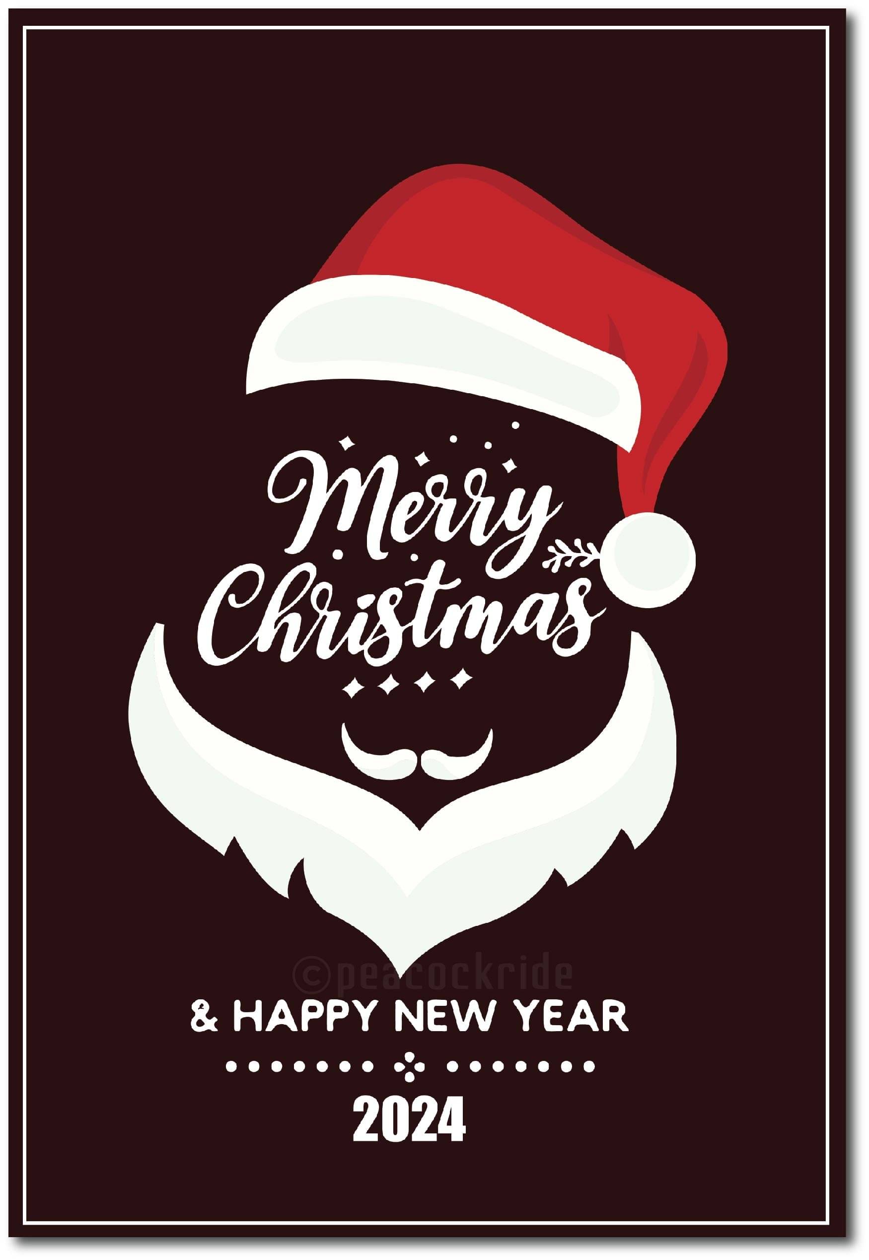     			Merry Christmas & Happy New Year 2024 I Christmas I Jesus Christ I Wal