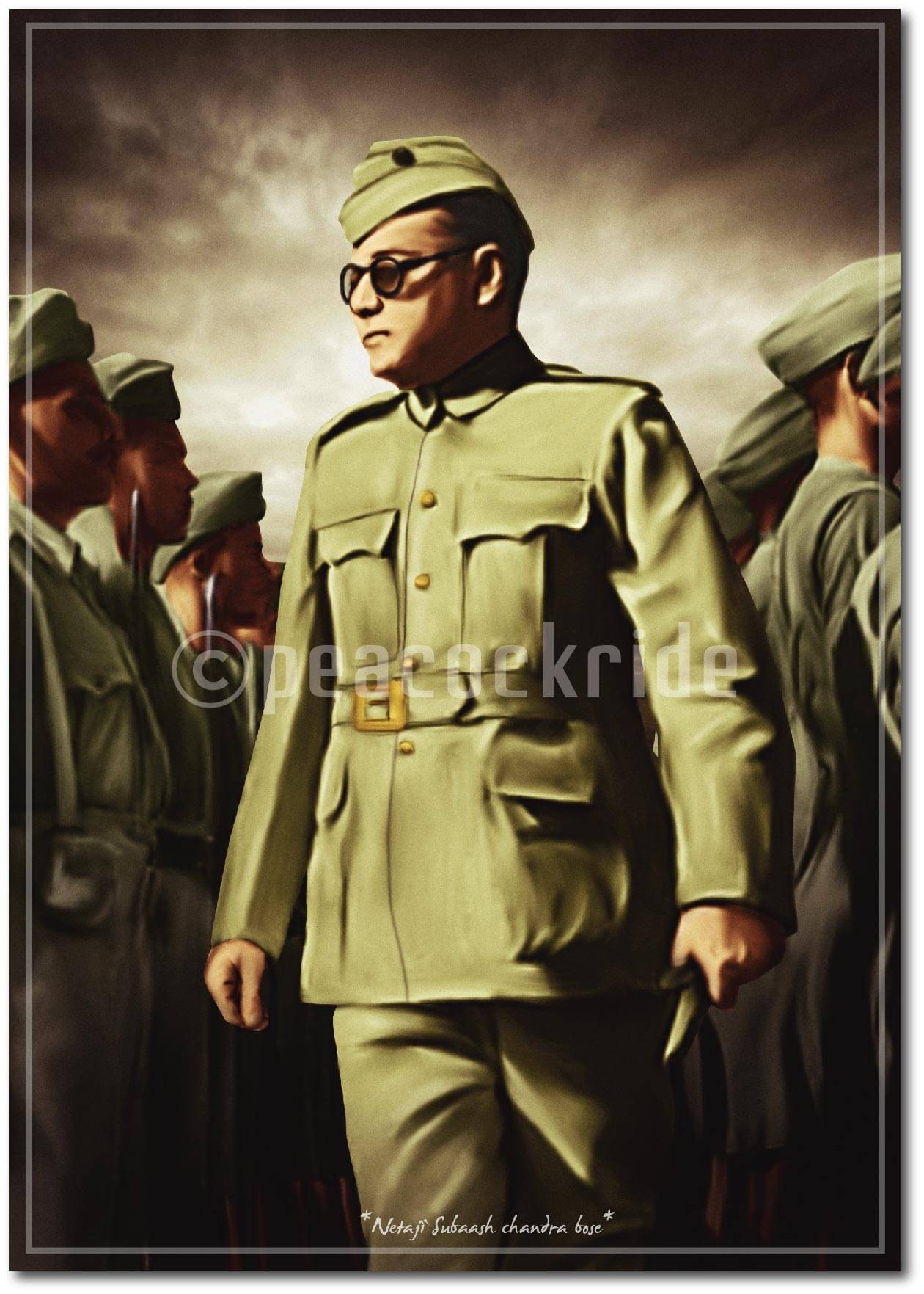     			Netaji Subhas Chandra Bose-The Real Hero Wall Poster