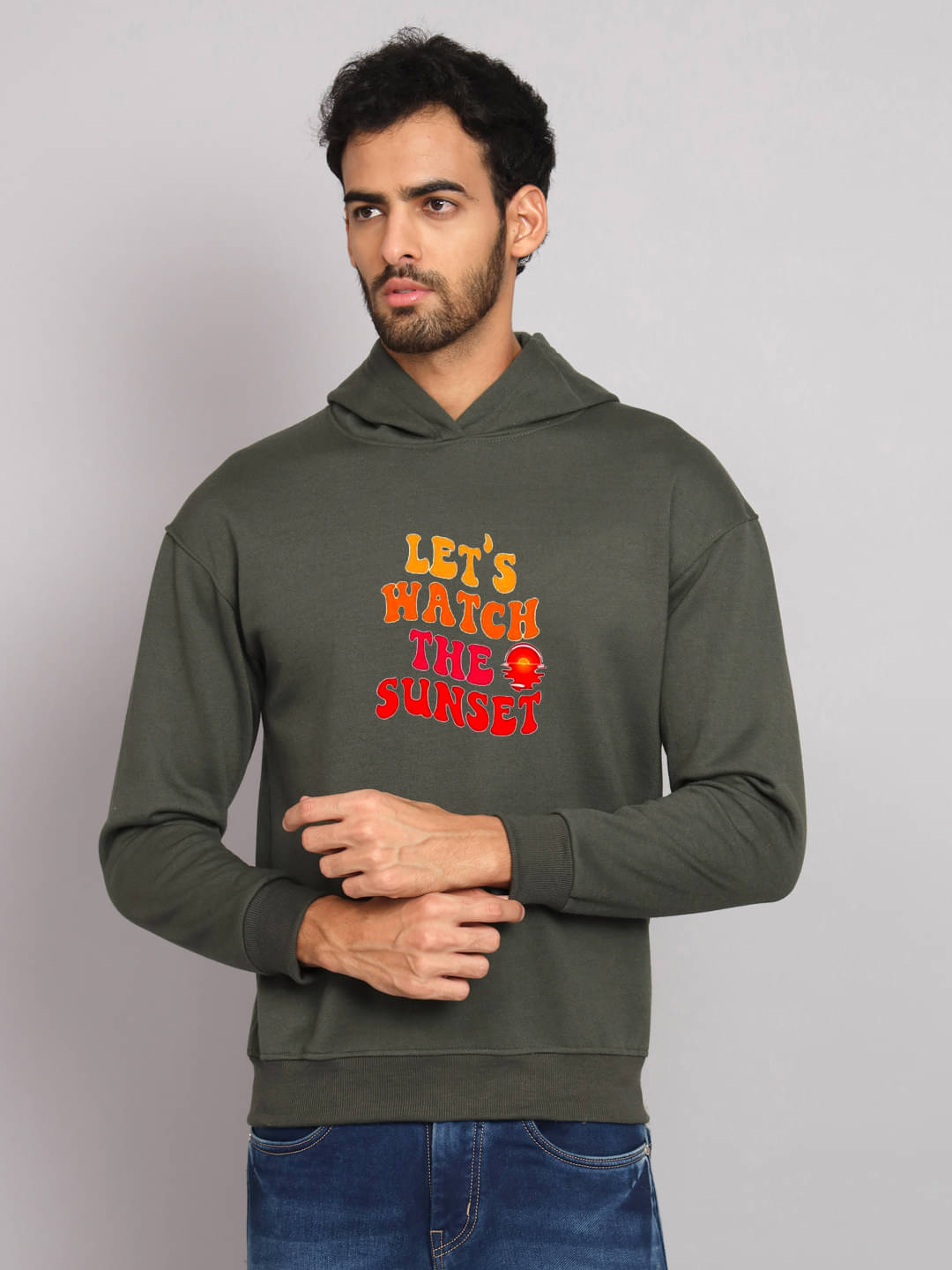 OBAAN Fleece Hooded Men's Sweatshirt - Olive ( Pack of 1 ) OBAAN Fleece Hooded Men's Sweatshirt - Olive ( Pack of 1 )