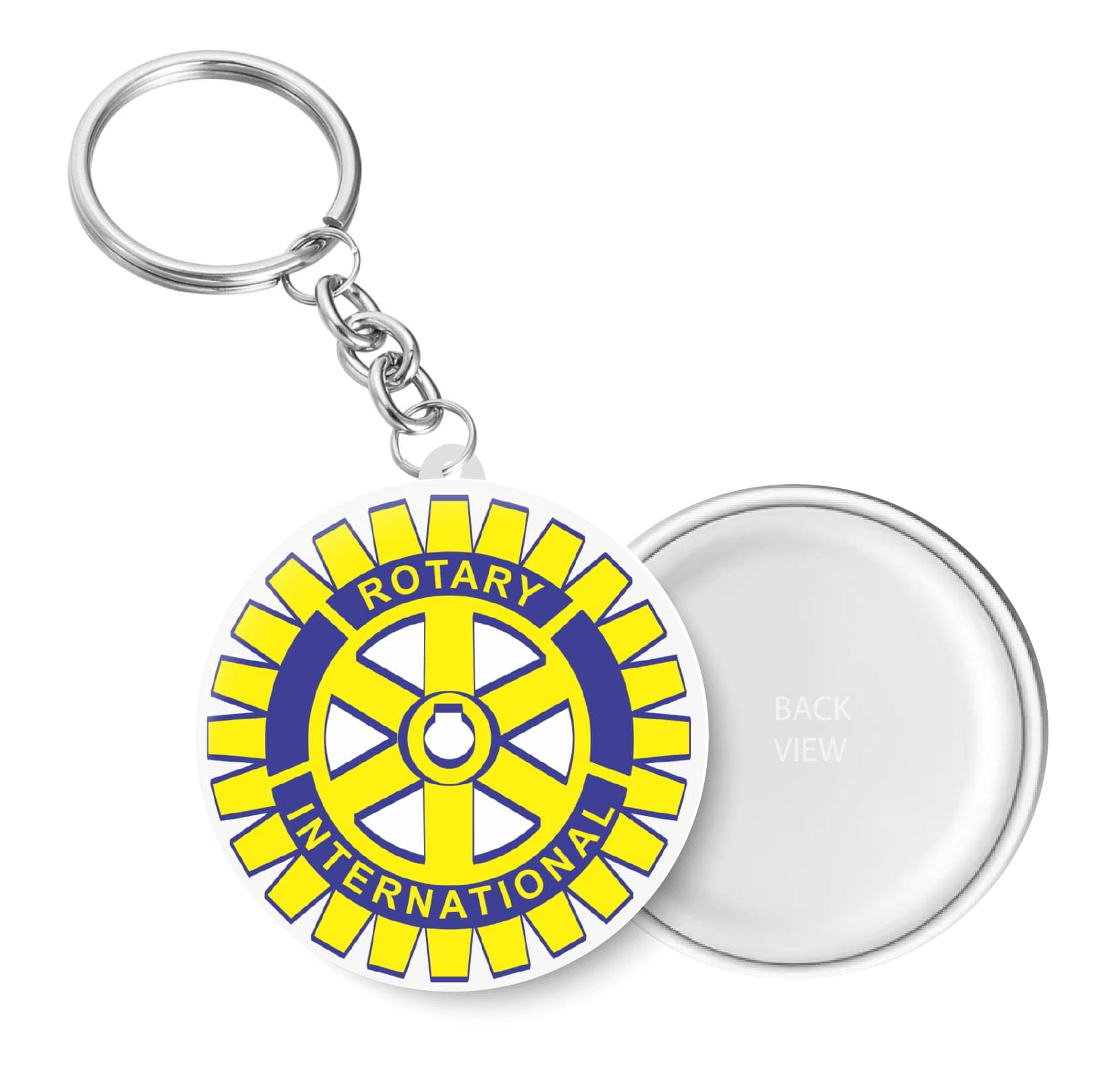 PEACOCKRIDE Multicolour Plastic Keychain - Pack of 1 PEACOCKRIDE Multicolour Plastic Keychain - Pack of 1