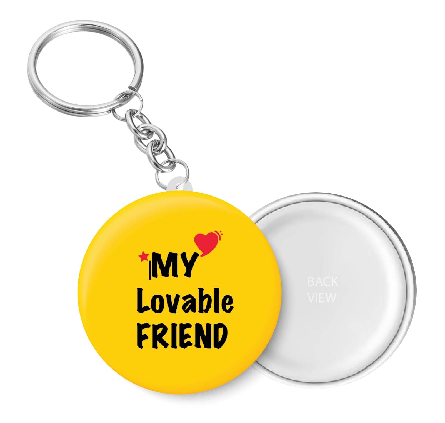 PEACOCKRIDE Multicolour Plastic Keychain - Pack of 1 PEACOCKRIDE Multicolour Plastic Keychain - Pack of 1
