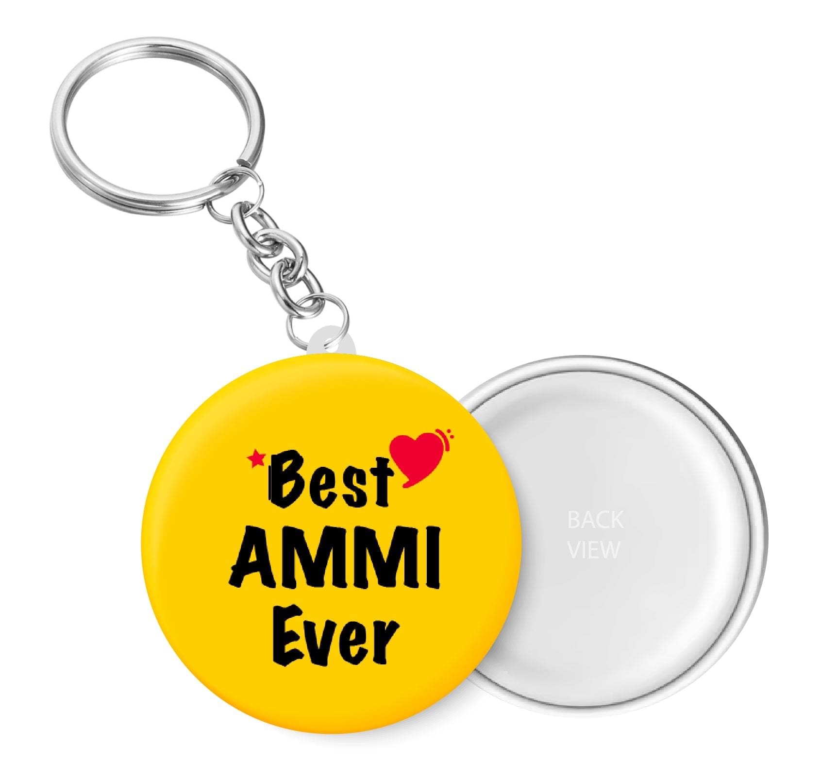     			PEACOCKRIDE Multicolour Plastic Keychain - Pack of 1