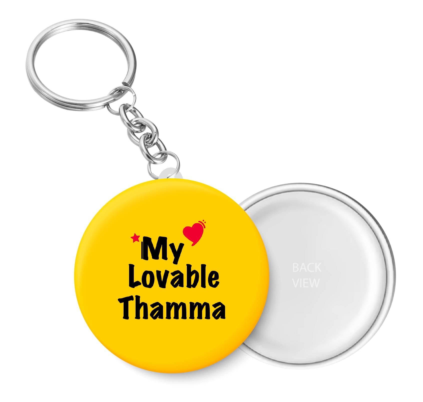 PEACOCKRIDE Multicolour Plastic Keychain - Pack of 1 PEACOCKRIDE Multicolour Plastic Keychain - Pack of 1