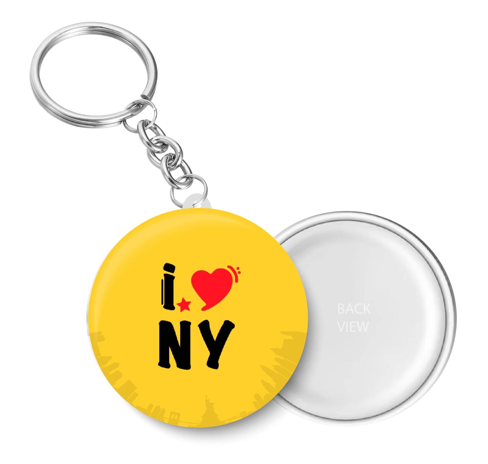     			PEACOCKRIDE Multicolour Plastic Keychain - Pack of 1