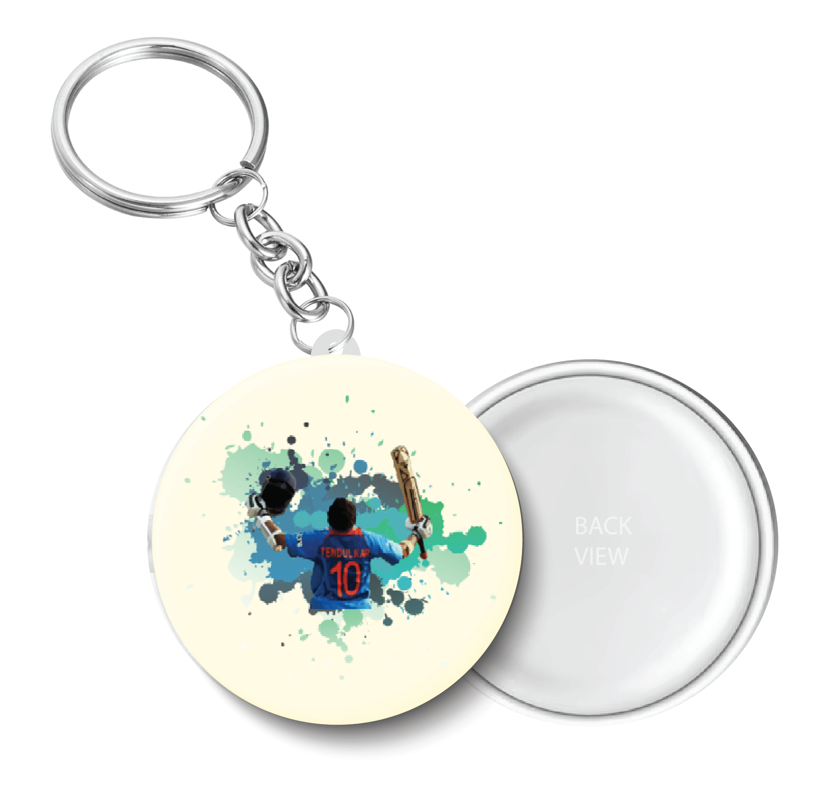 PEACOCKRIDE Multicolour Plastic Keychain - Pack of 1 PEACOCKRIDE Multicolour Plastic Keychain - Pack of 1