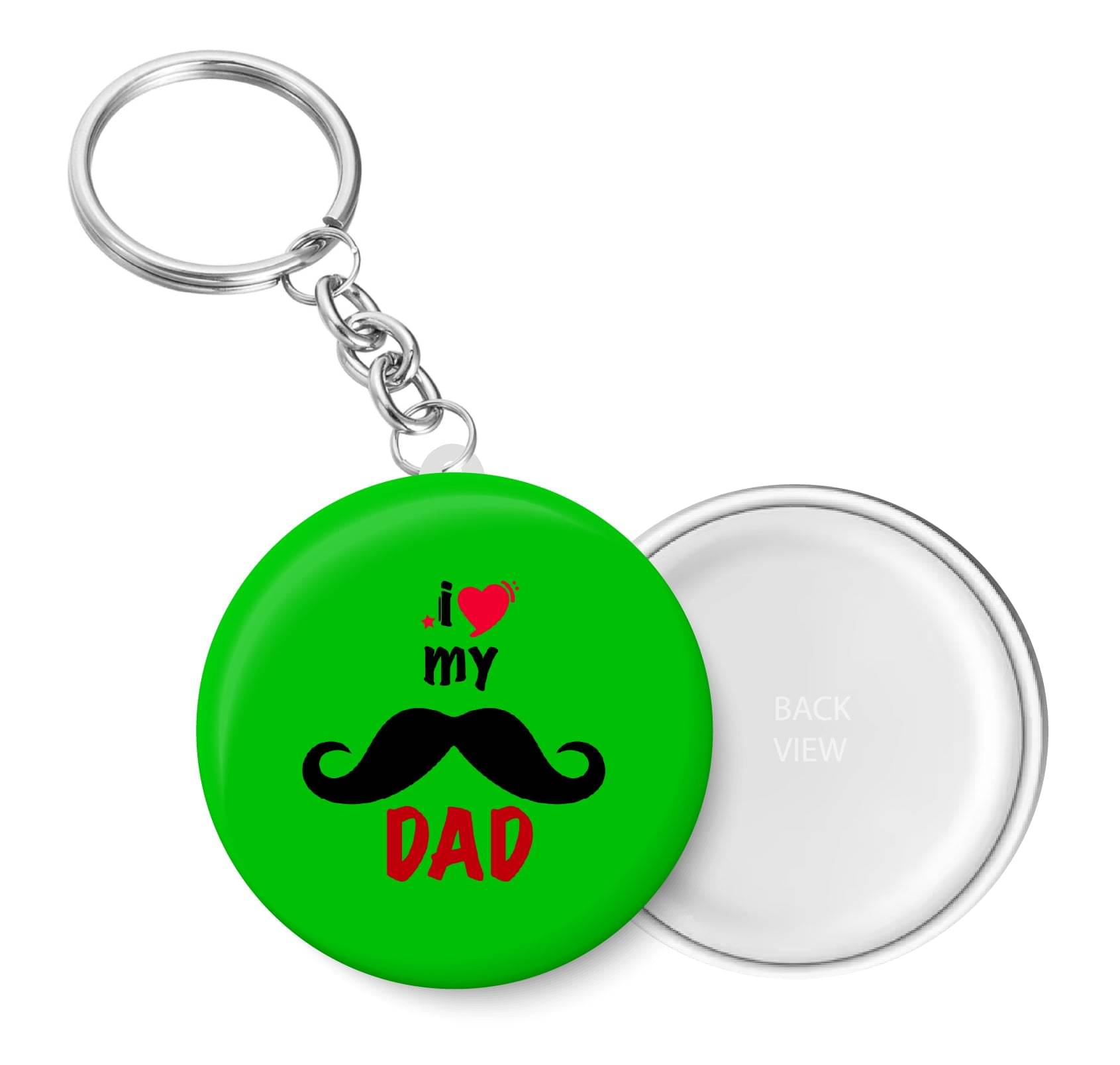     			PEACOCKRIDE Multicolour Plastic Keychain - Pack of 1