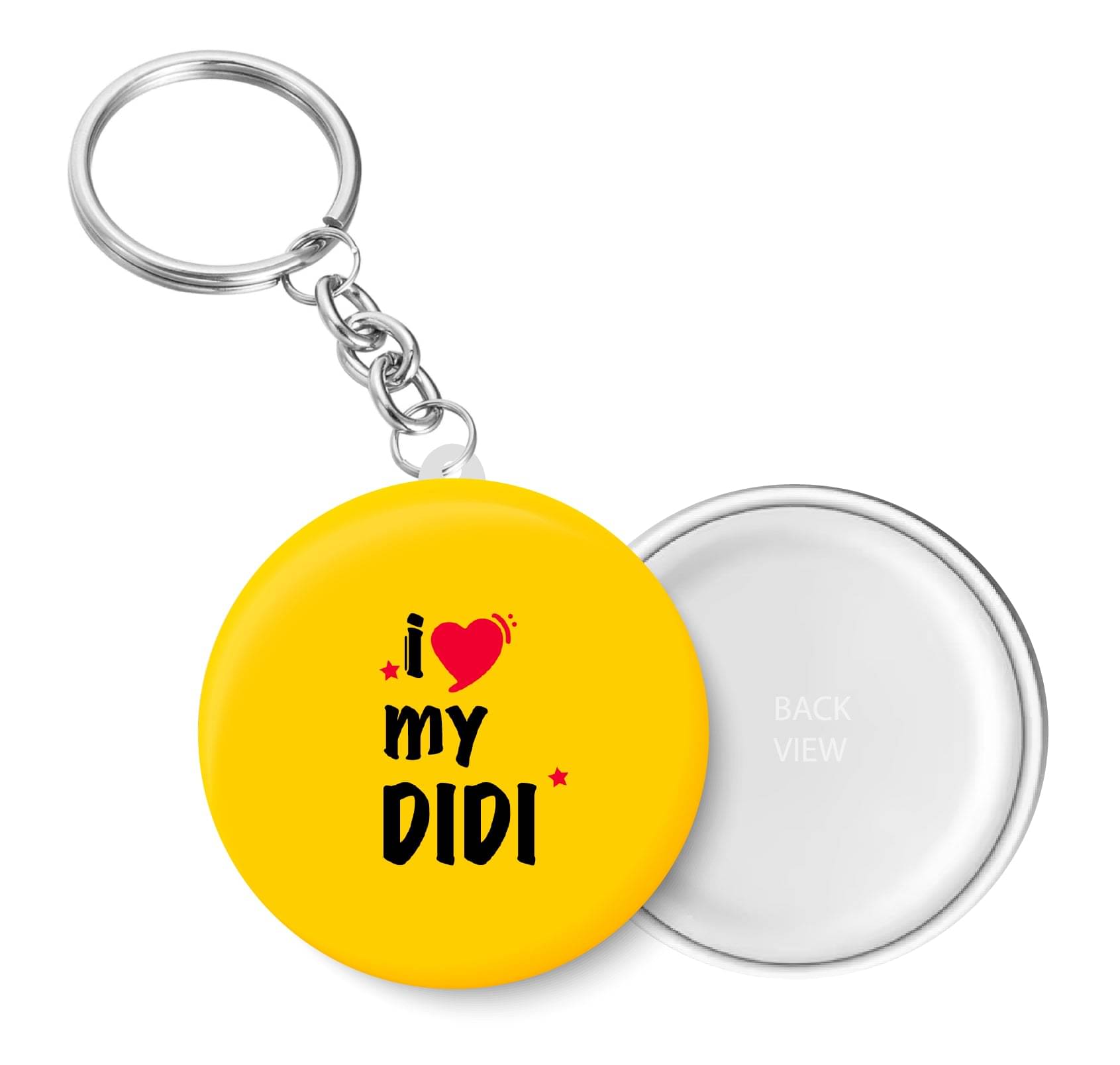 PEACOCKRIDE Multicolour Plastic Keychain - Pack of 1 PEACOCKRIDE Multicolour Plastic Keychain - Pack of 1