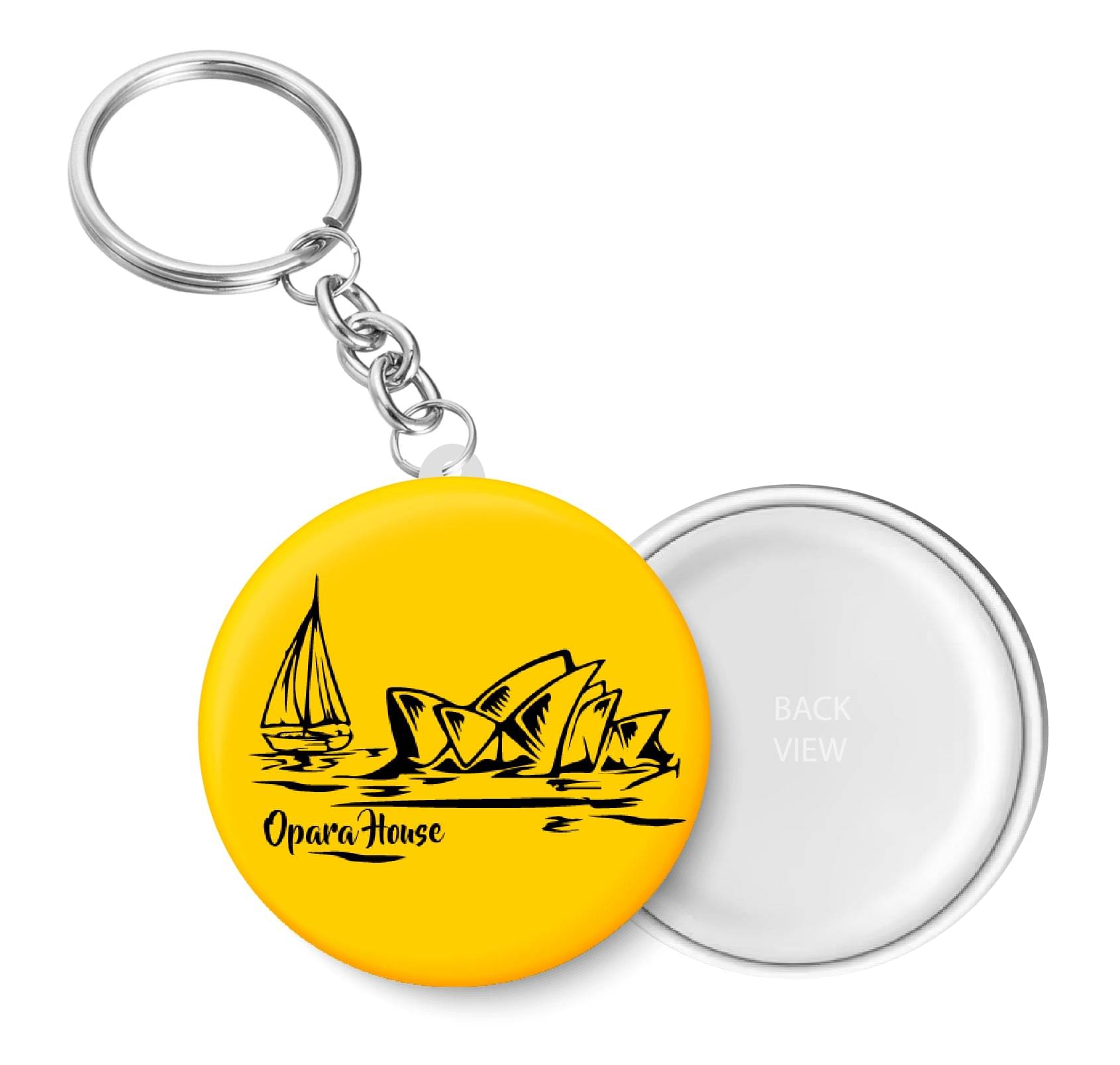 PEACOCKRIDE Multicolour Plastic Keychain - Pack of 1 PEACOCKRIDE Multicolour Plastic Keychain - Pack of 1