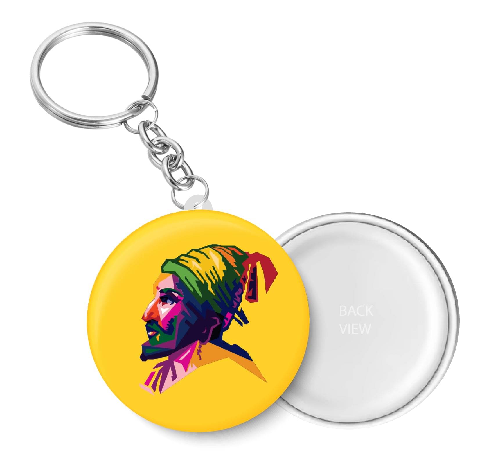 PEACOCKRIDE Multicolour Plastic Keychain - Pack of 1 PEACOCKRIDE Multicolour Plastic Keychain - Pack of 1