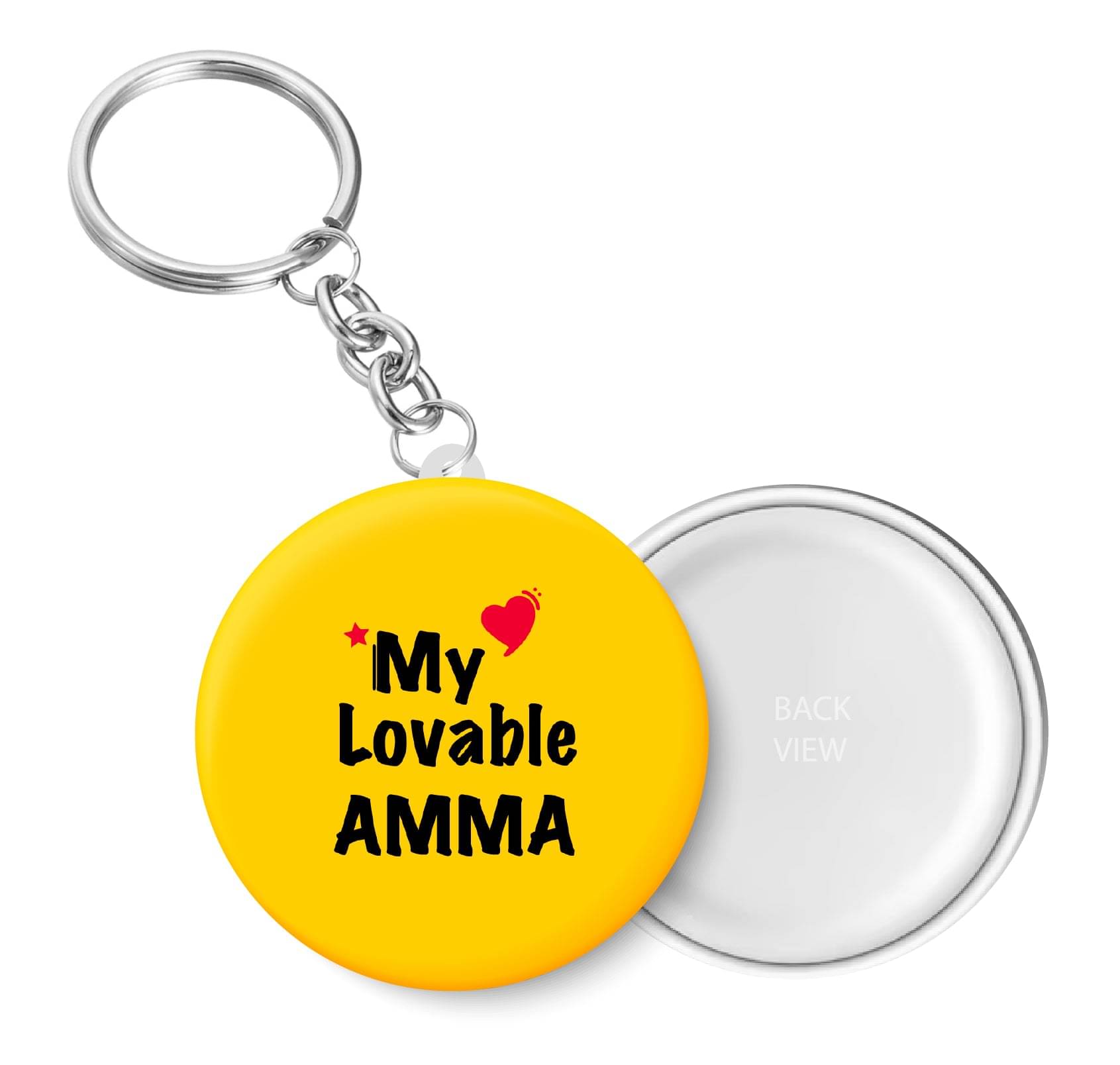     			PEACOCKRIDE Multicolour Plastic Keychain - Pack of 1