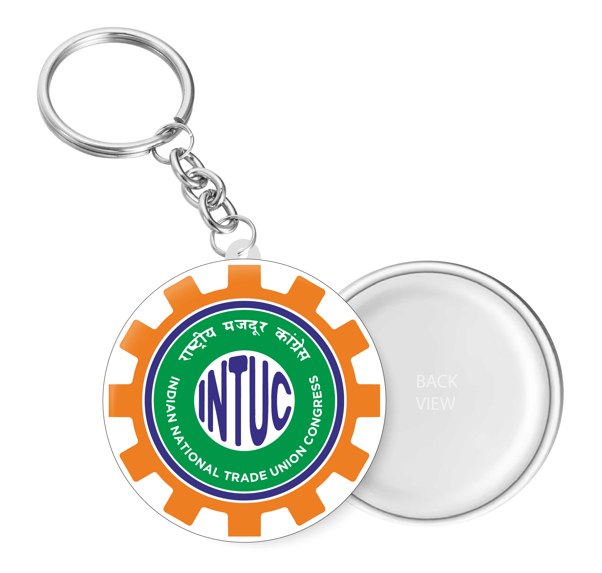 PEACOCKRIDE Multicolour Plastic Keychain - Pack of 1 PEACOCKRIDE Multicolour Plastic Keychain - Pack of 1