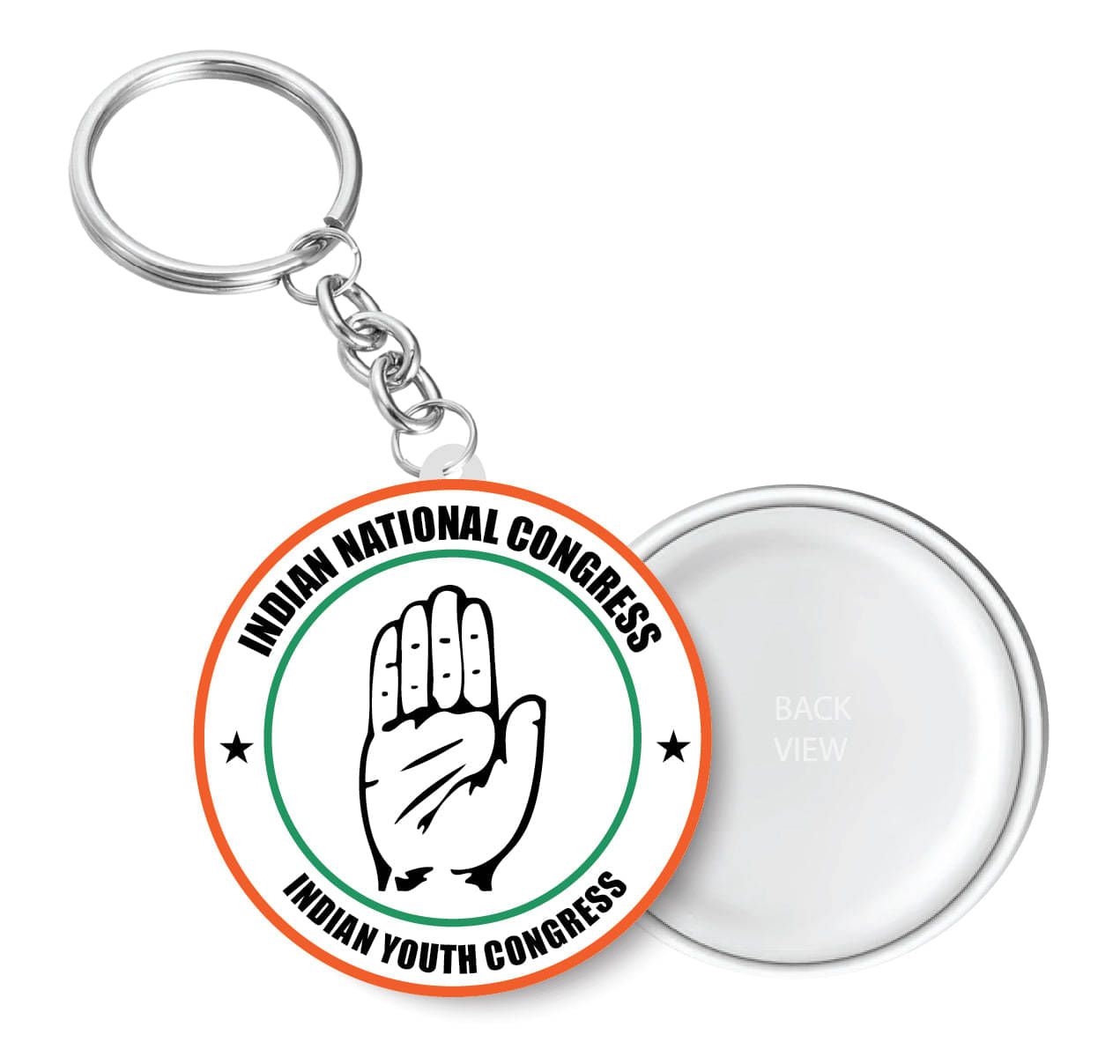     			PEACOCKRIDE Multicolour Plastic Keychain - Pack of 1