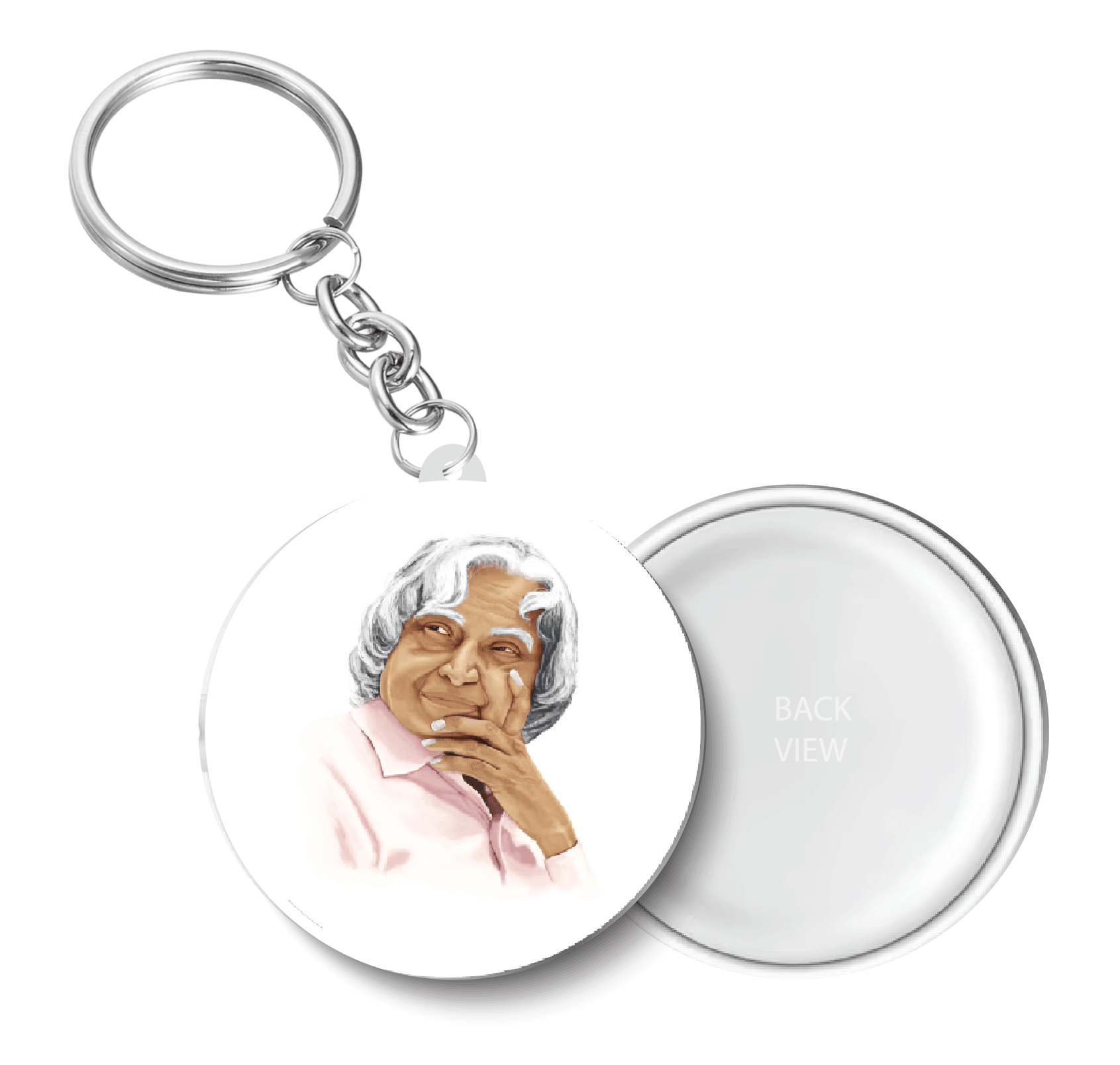     			PEACOCKRIDE Multicolour Plastic Keychain - Pack of 1