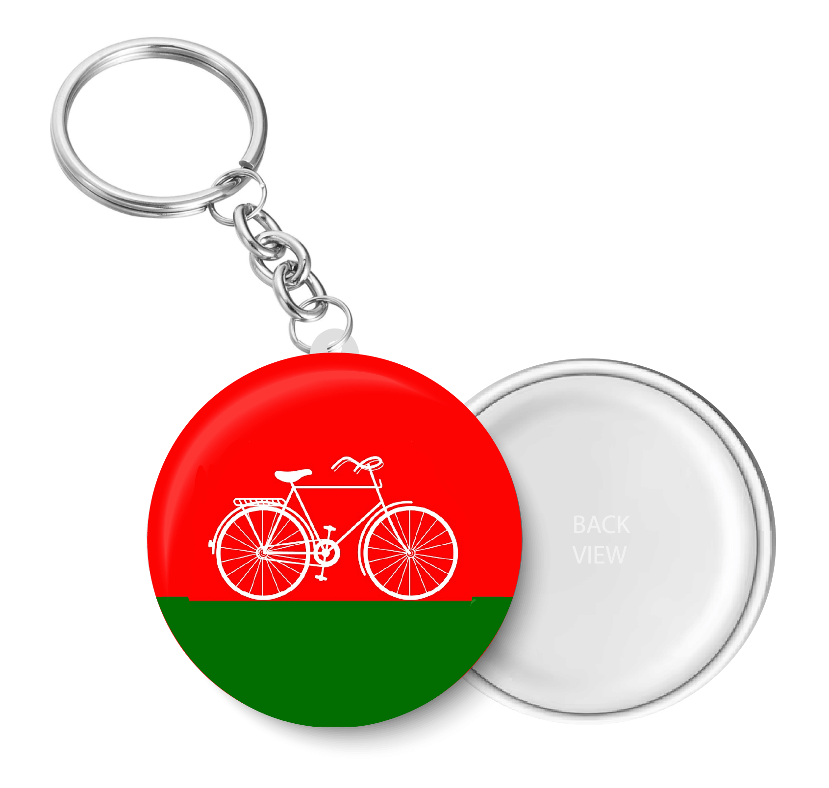 PEACOCKRIDE Multicolour Plastic Keychain - Pack of 1 PEACOCKRIDE Multicolour Plastic Keychain - Pack of 1