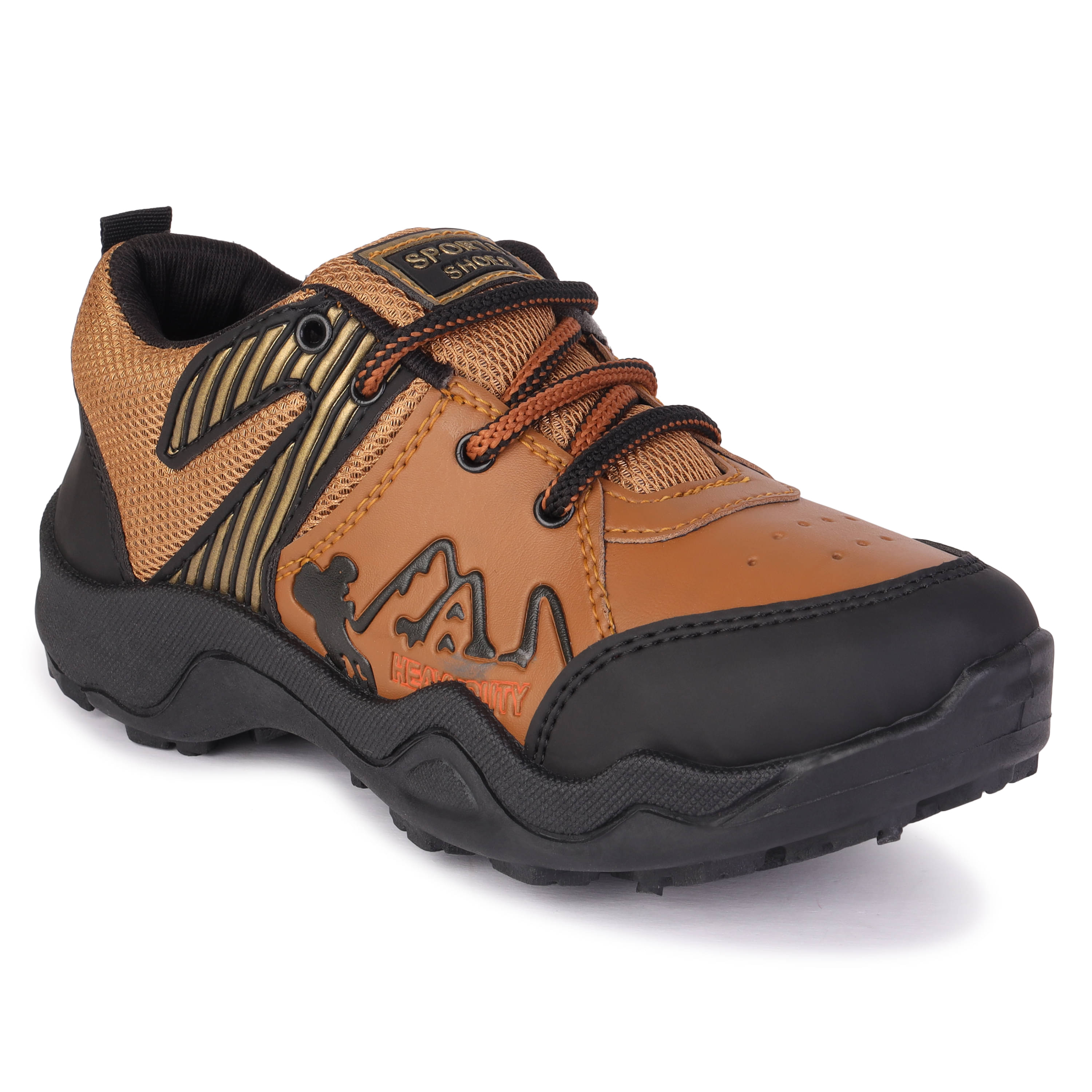 PENNEN Brown Men's Sports Running Shoes PENNEN Brown Men's Sports Running Shoes
