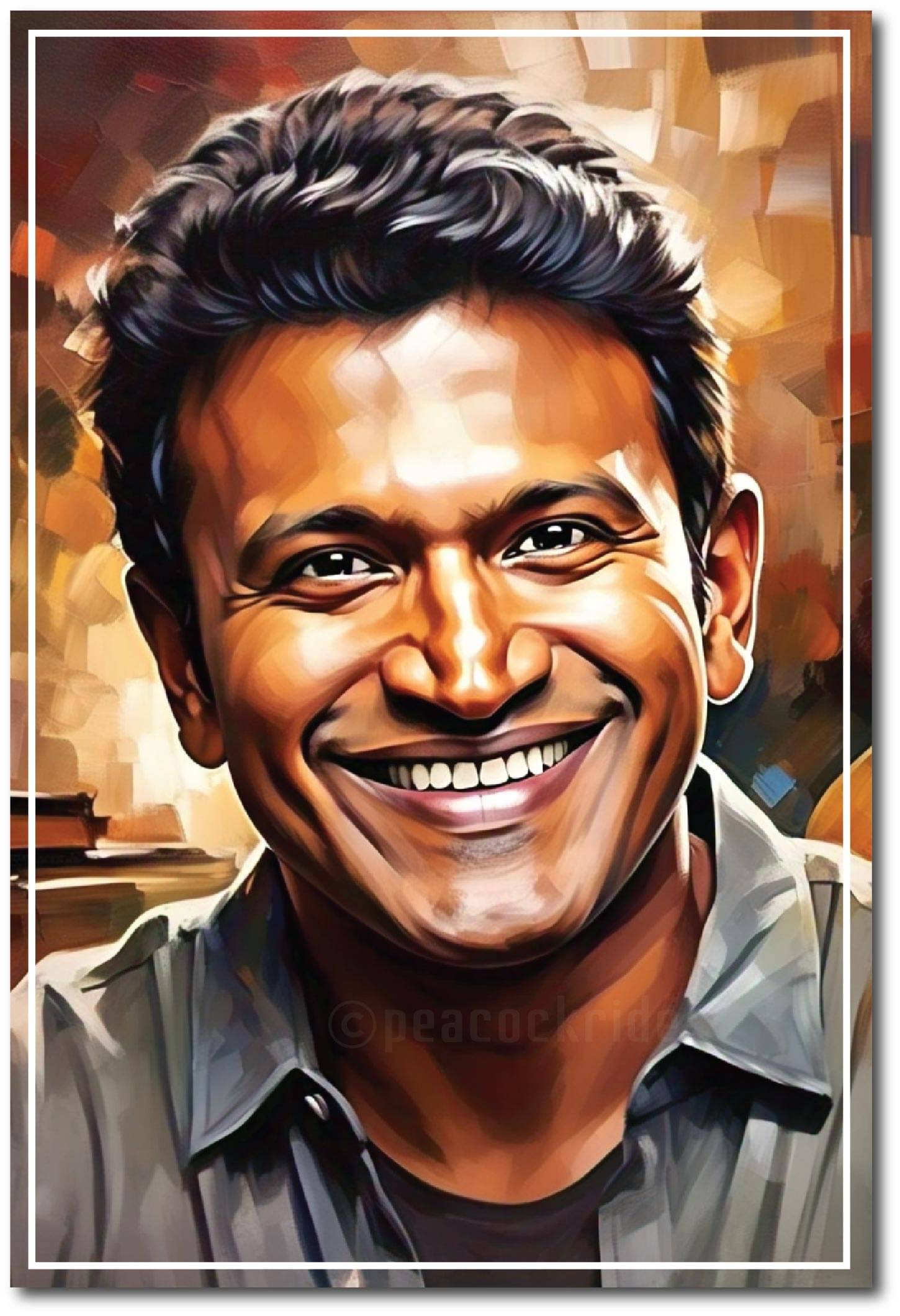     			Power Star Appu I Puneeth Rajkumar I Kannada Cinema I Wall Poster