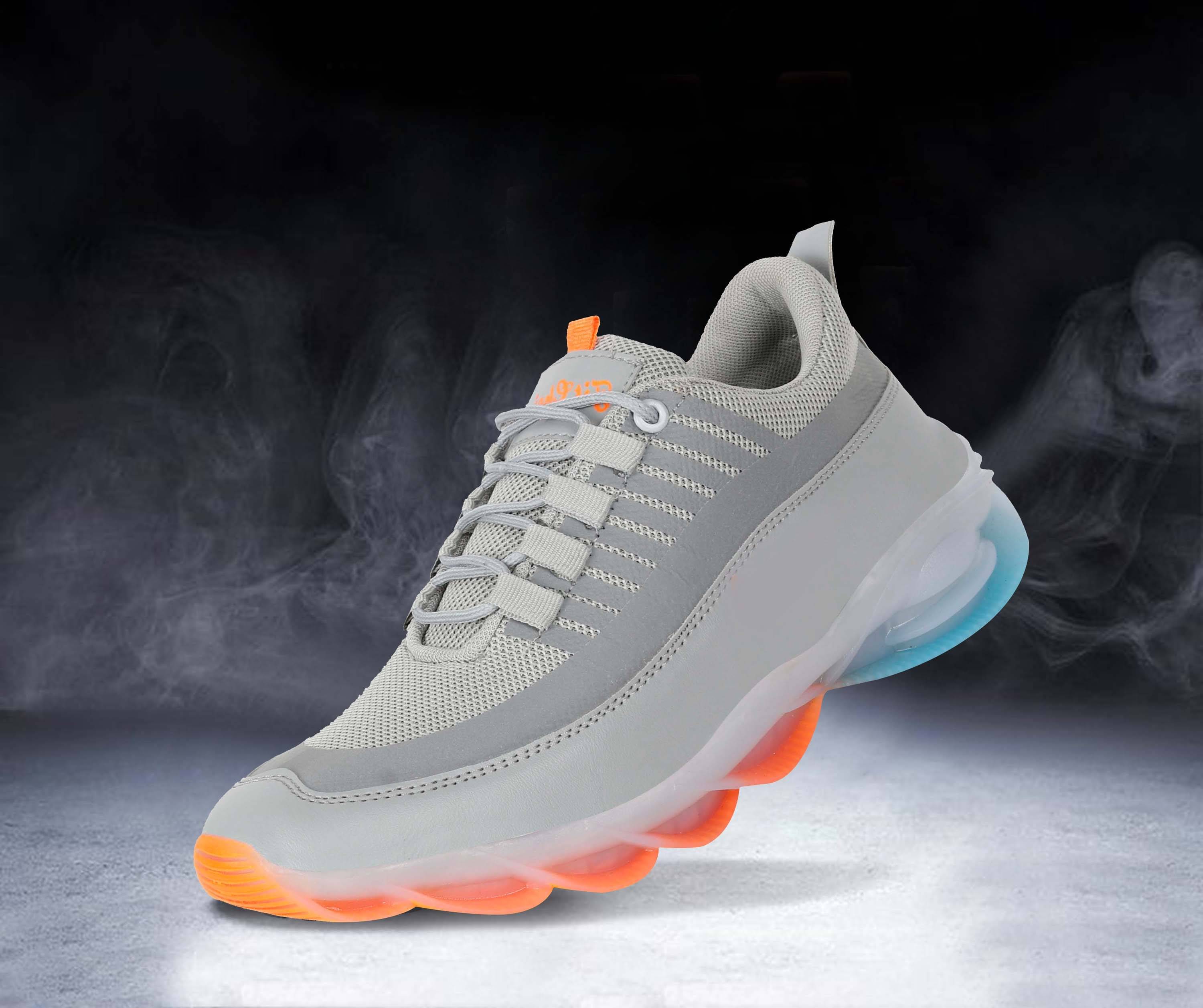 RU SHOES Training & Gym Shoes Gray Men's Sports Running Shoes RU SHOES Training & Gym Shoes Gray Men's Sports Running Shoes