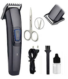 Retail Store Hair Cutting Black Cordless Beard Trimmer With 60 minutes Runtime