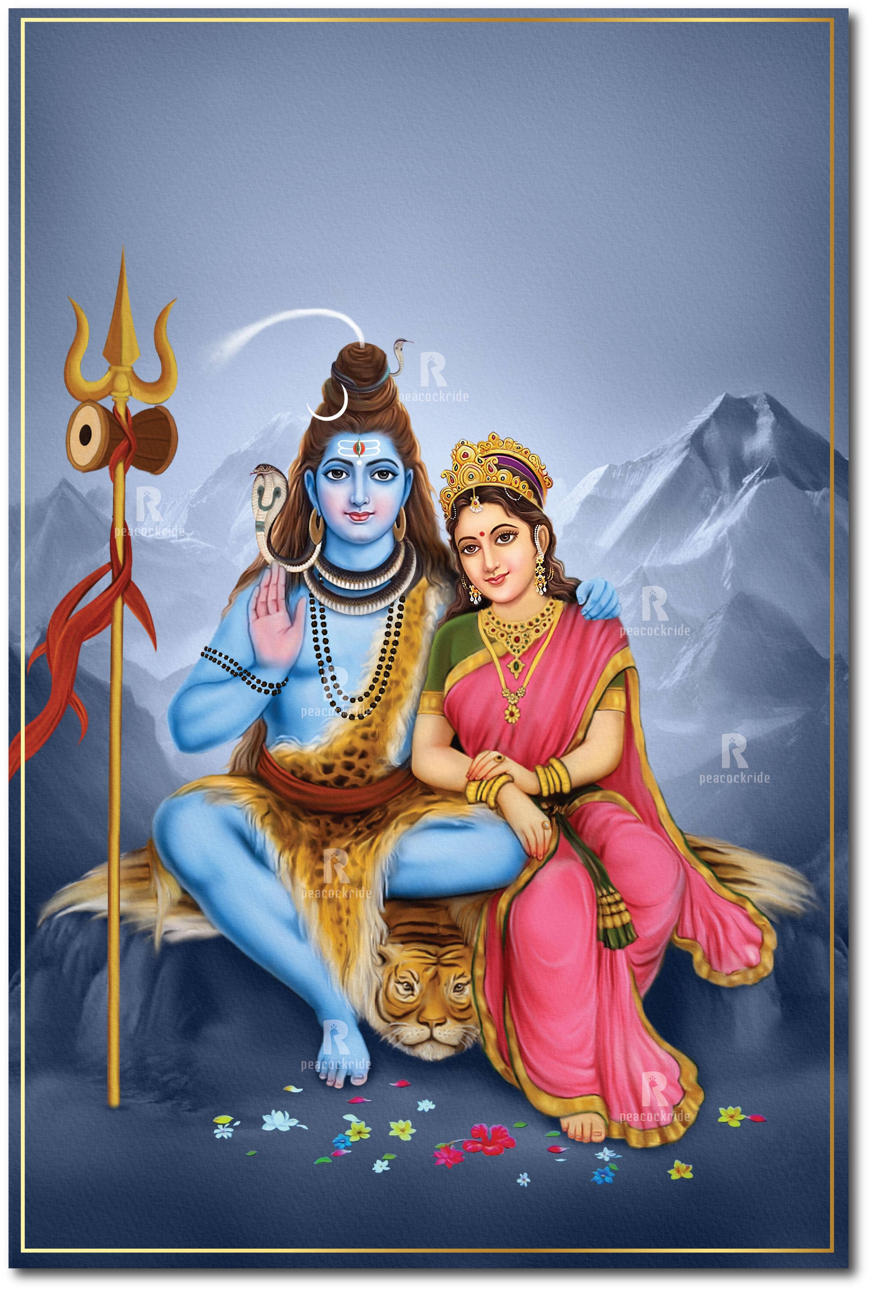     			Shivan Parvati I Sivan Parvathy I Sivan I Wall Poster