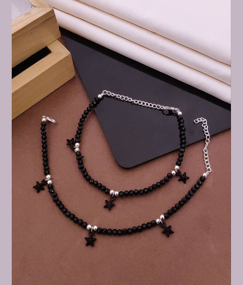 Shivay Fashion hub Silver Anklets ( Pack of 2 ) - Anklets | Buy online on ZillyBuy