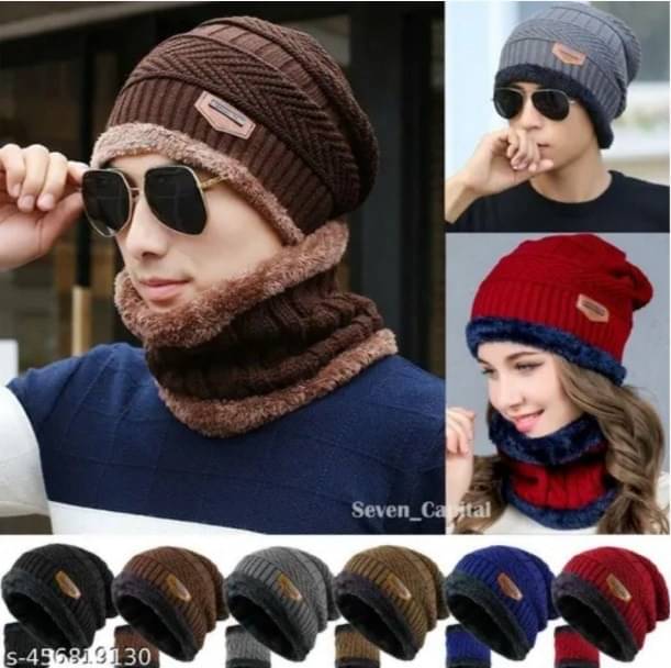 Skyflying Pack of 1 Woollen Men's Cap ( Multicolor ) Skyflying Pack of 1 Woollen Men's Cap ( Multicolor )