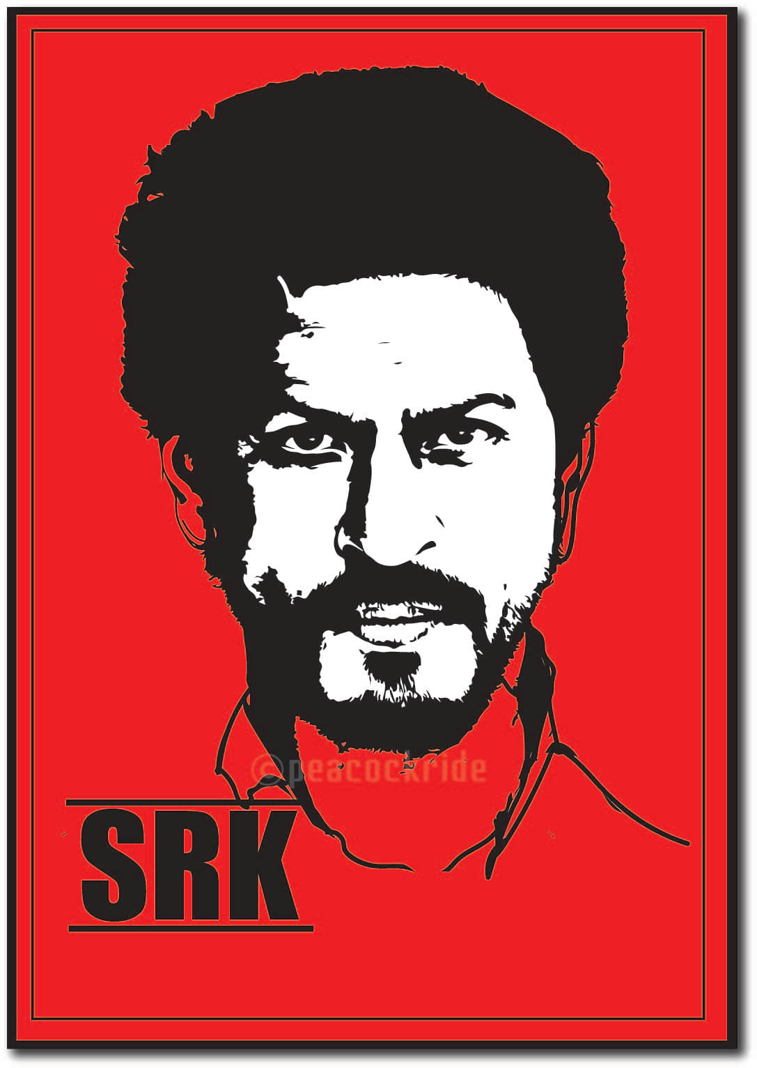     			The King of Bollywood I Shah Rukh Khan I SRK I Bollywood Cinema Wall Poster