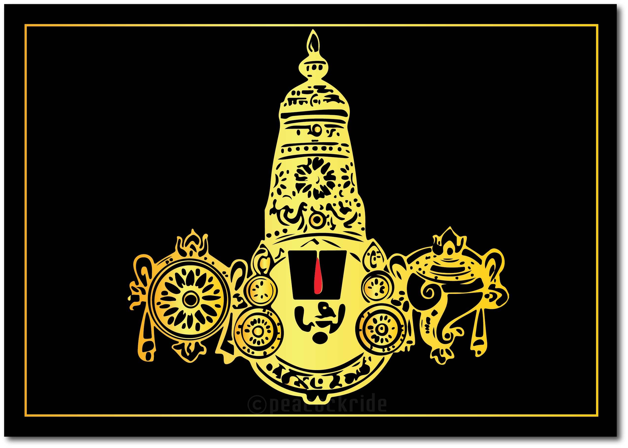     			Tirupati I Lord Balaji I Lord Venkateshwara I Lord Srinivasa I Wall Poster