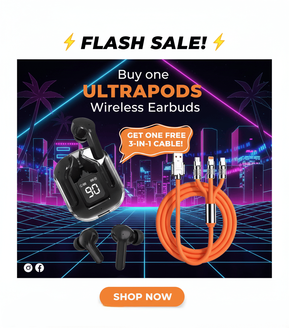     			Tws Ultrapods display bluetooth, Earbuds Pro + 3 in 1 data fast cable ,  Bluetooth Headphone + 3  in 1 charging cable