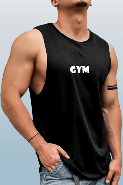    			VTSports Pack of 1 Polyester Basic Vest For Men ( Black )