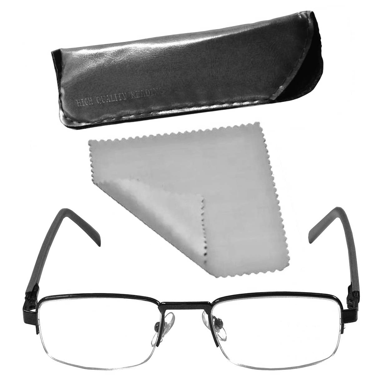 Valencia Rectangle Half Rim Reading Glasses Valencia Rectangle Half Rim Reading Glasses