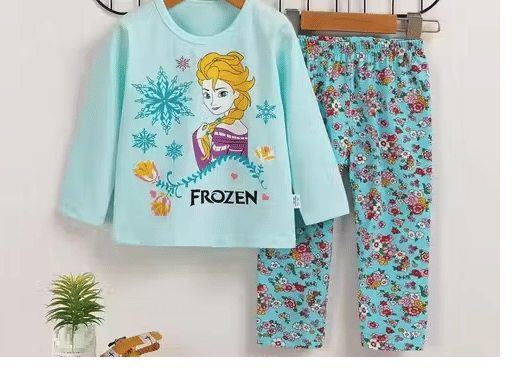 WARSI BROTHER''S Pack of 1 Baby Girls Cotton Blend T-shirt & Capris ( Blue ) WARSI BROTHER''S Pack of 1 Baby Girls Cotton Blend T-shirt & Capris ( Blue )