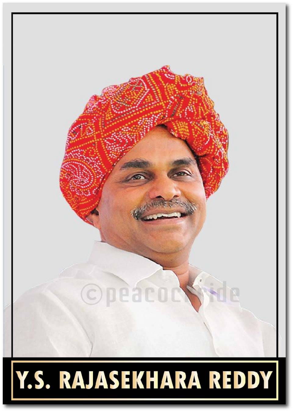     			Y. S. Rajasekhara Reddy I YSR Congress I Wall Poster