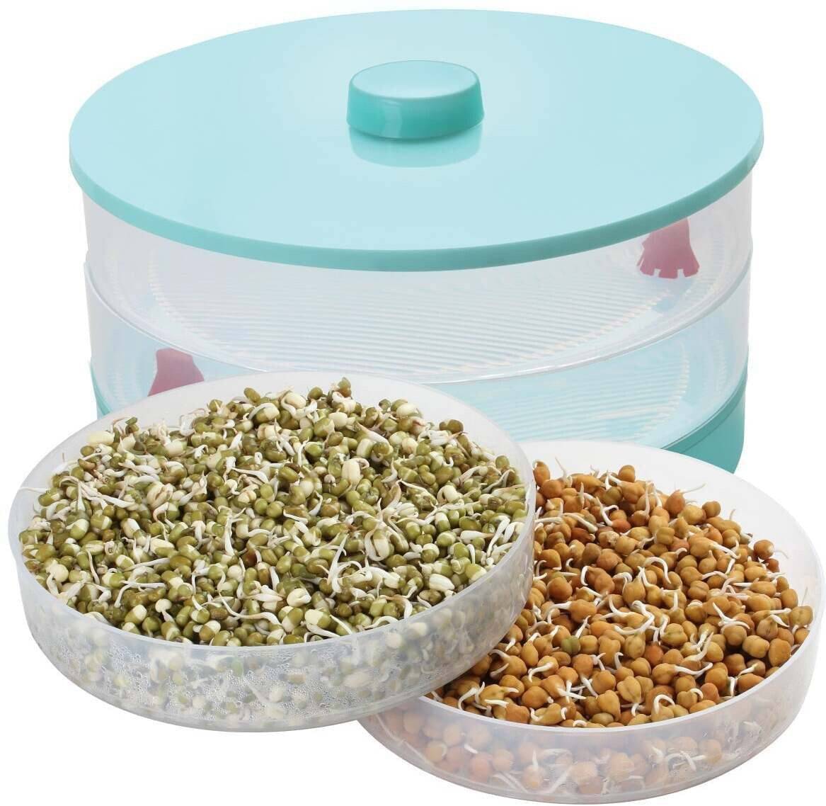     			deodap Plastic Blue Multi-Purpose Container ( Set of 1 )