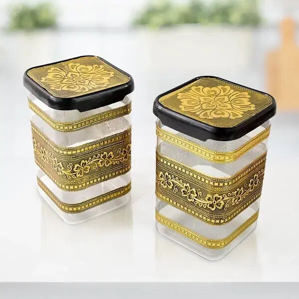     			deodap Plastic Multicolor Food Container ( Set of 2 )