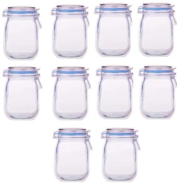     			deodap Plastic Transparent Food Container ( Set of 10 )