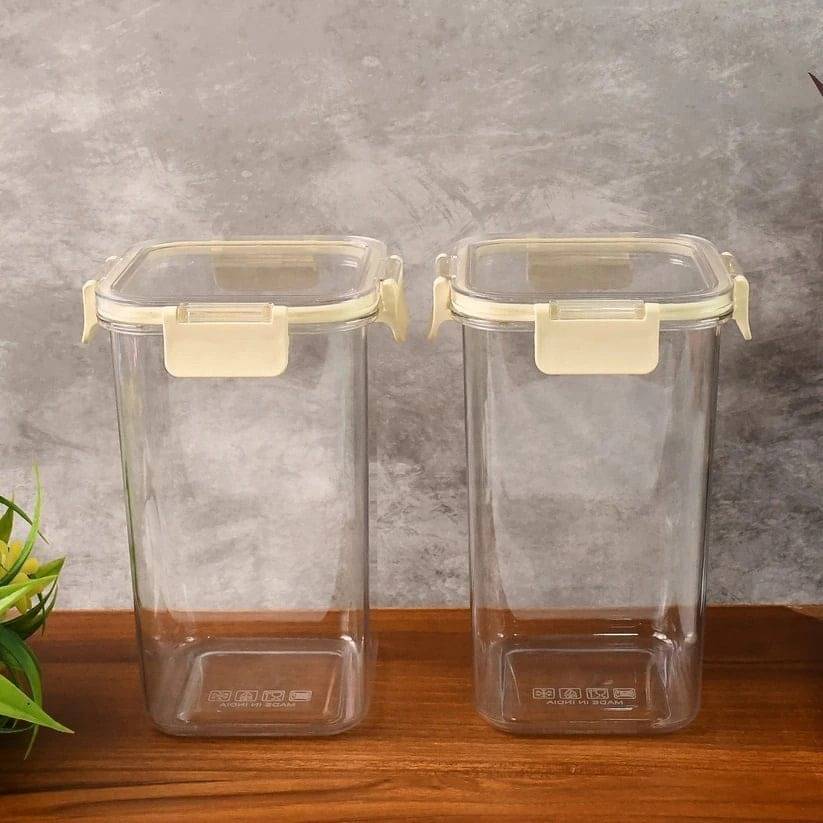     			deodap Plastic Transparent Food Container ( Set of 2 )