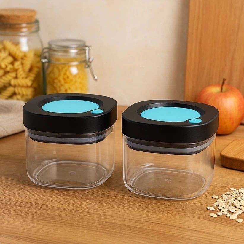     			deodap Plastic Transparent Food Container ( Set of 2 )