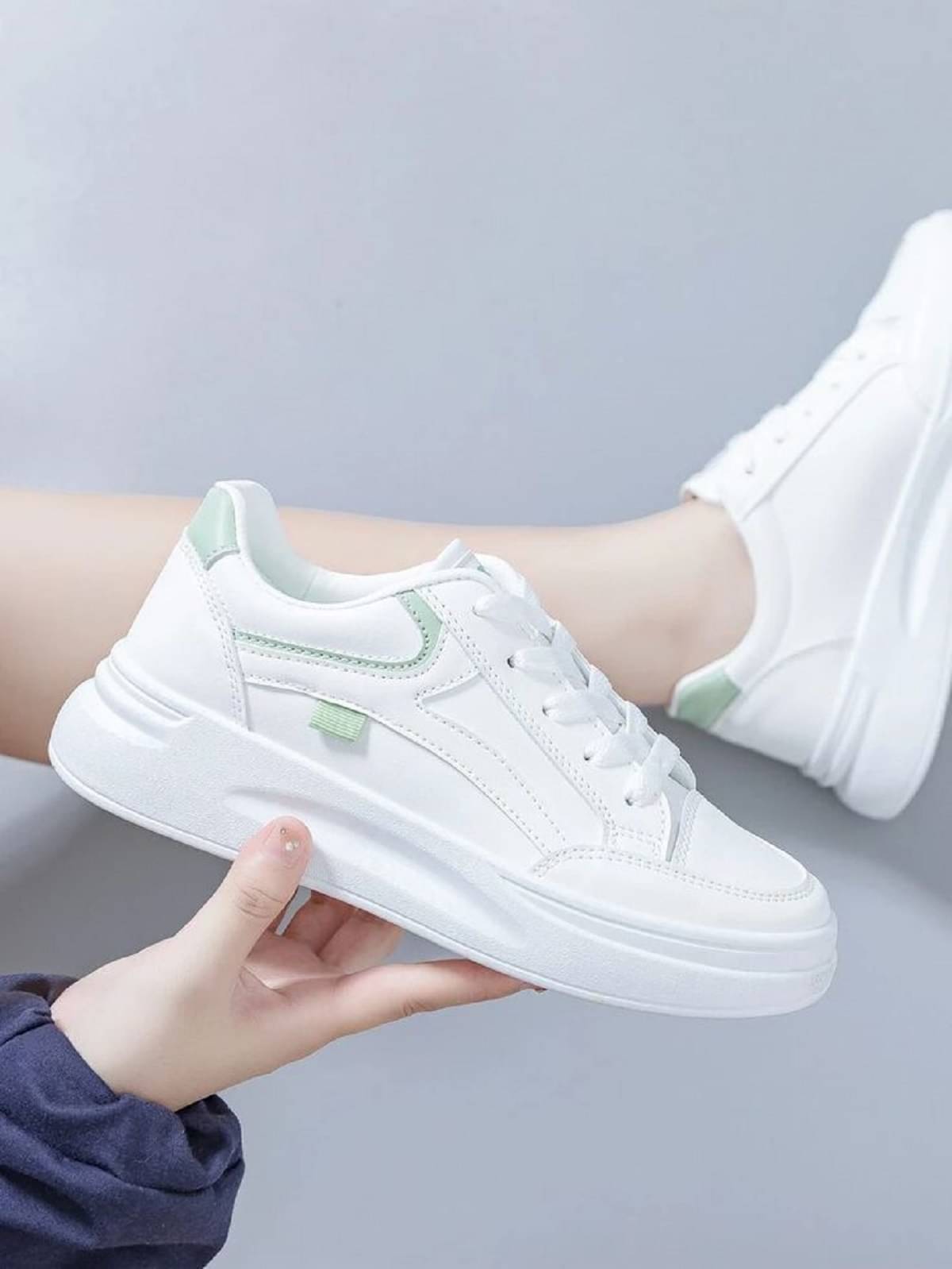 ABHIDHA White Women's Sneakers     			ABHIDHA White Women's Sneakers