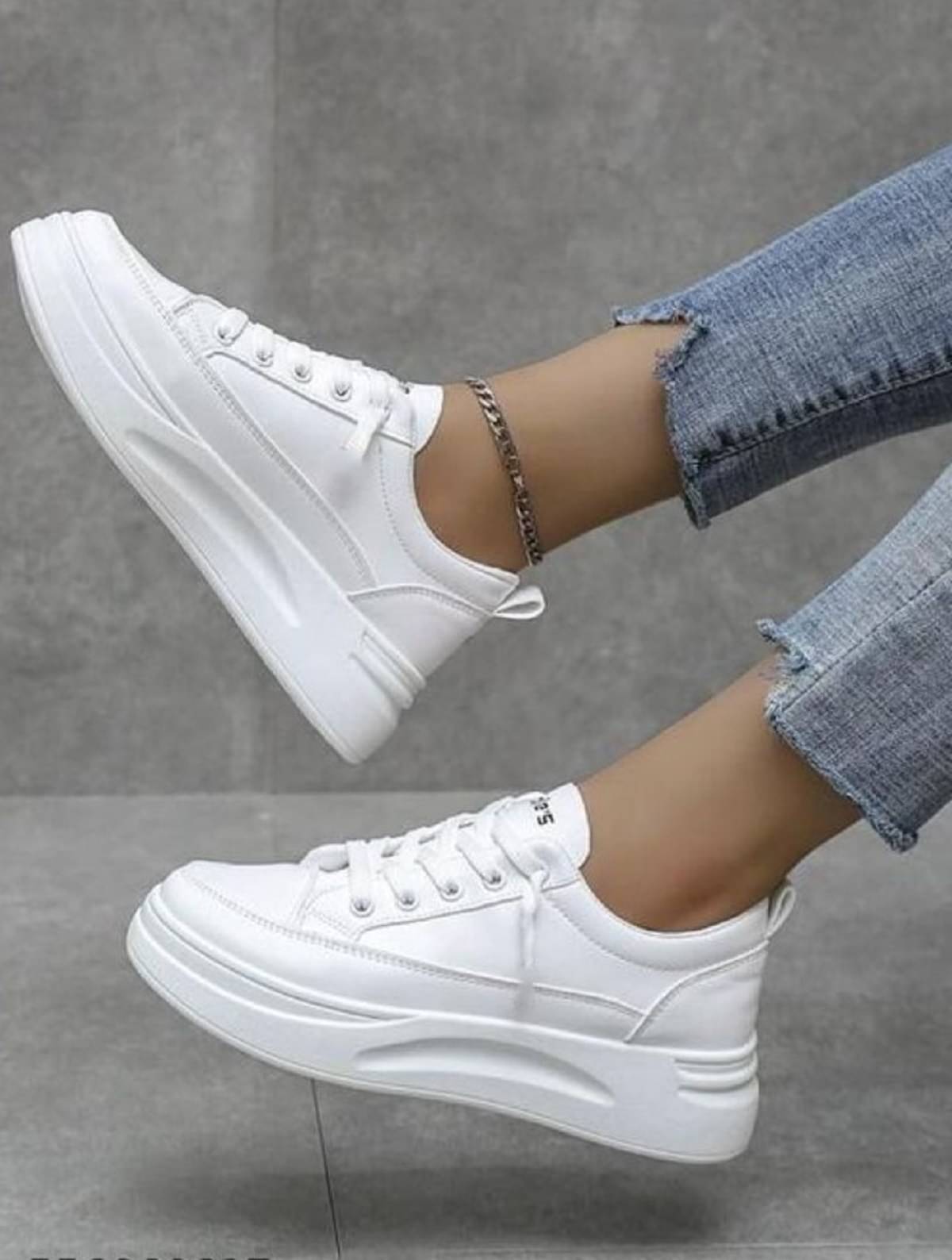 ABHIDHA White Women's Sneakers     			ABHIDHA White Women's Sneakers