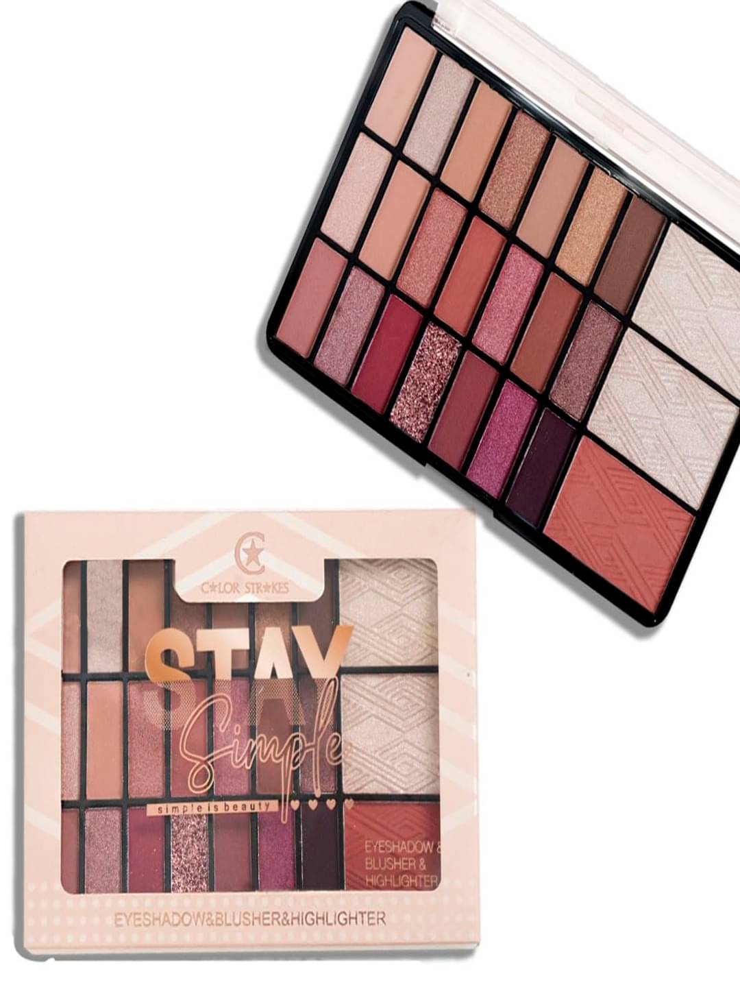     			Adbeni Multi Shimmer Pressed Powder Eye Palette 28gm