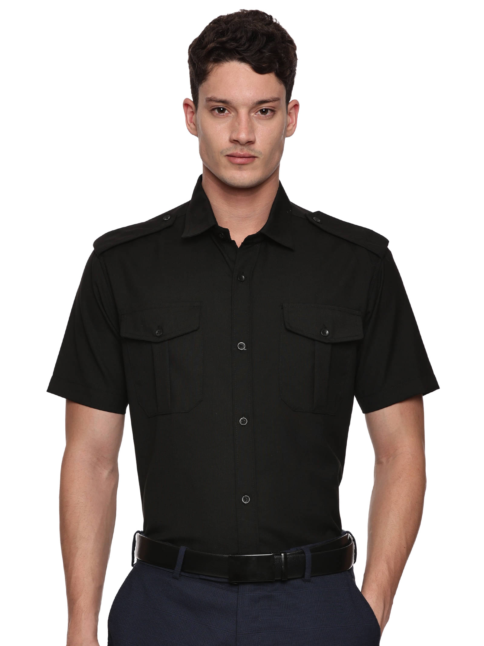 BAAGAA Viscose Regular Fit Solids Half Sleeves Men's Casual Shirt - Black ( Pack of 1 ) BAAGAA Viscose Regular Fit Solids Half Sleeves Men's Casual Shirt - Black ( Pack of 1 )