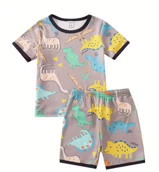 BABU TABU Pack of 1 Baby Boys Cotton T-Shirt & Shorts Set ( Multi ) BABU TABU Pack of 1 Baby Boys Cotton T-Shirt & Shorts Set ( Multi )