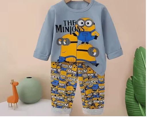     			BABU TABU Pack of 1 Baby Boys Cotton Blend T-Shirt & Capris Set ( Grey )