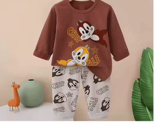 BABU TABU Pack of 1 Baby Boys Cotton Blend T-Shirt & Capris Set ( Brown ) BABU TABU Pack of 1 Baby Boys Cotton Blend T-Shirt & Capris Set ( Brown )