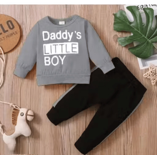 BABU TABU Pack of 1 Baby Boys Cotton Blend T-Shirt & Trackpants Set ( Grey ) BABU TABU Pack of 1 Baby Boys Cotton Blend T-Shirt & Trackpants Set ( Grey )