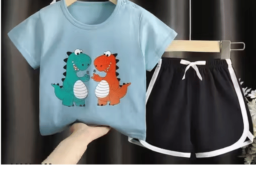 BABU TABU Pack of 1 Baby Boys Cotton Blend T-Shirt & Shorts Set ( Blue ) BABU TABU Pack of 1 Baby Boys Cotton Blend T-Shirt & Shorts Set ( Blue )