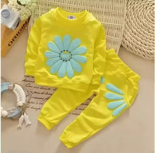 BABU TABU Pack of 1 Baby Boys Cotton T-Shirt & Trackpants Set ( Yellow ) BABU TABU Pack of 1 Baby Boys Cotton T-Shirt & Trackpants Set ( Yellow )