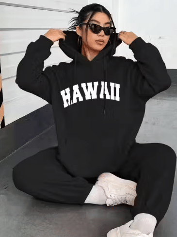 BOUNCE BACK Women Cotton Blend Hooded Sweatshirt For Light Winters ( Black ) BOUNCE BACK Women Cotton Blend Hooded Sweatshirt For Light Winters ( Black )